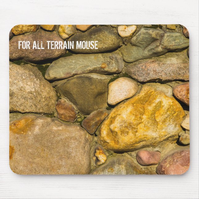 Stone Wall Mouse Pad (Front)