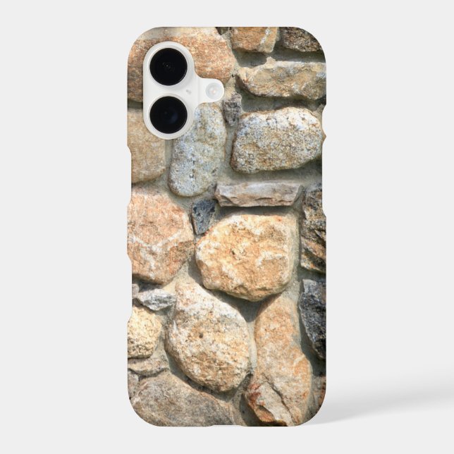 Stone Wall Rock Formation Masonry Photo Case-Mate iPhone Case (Back)