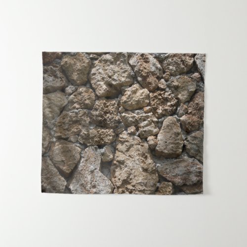 Stone Wall Rock Photo Backdrop Tapestry