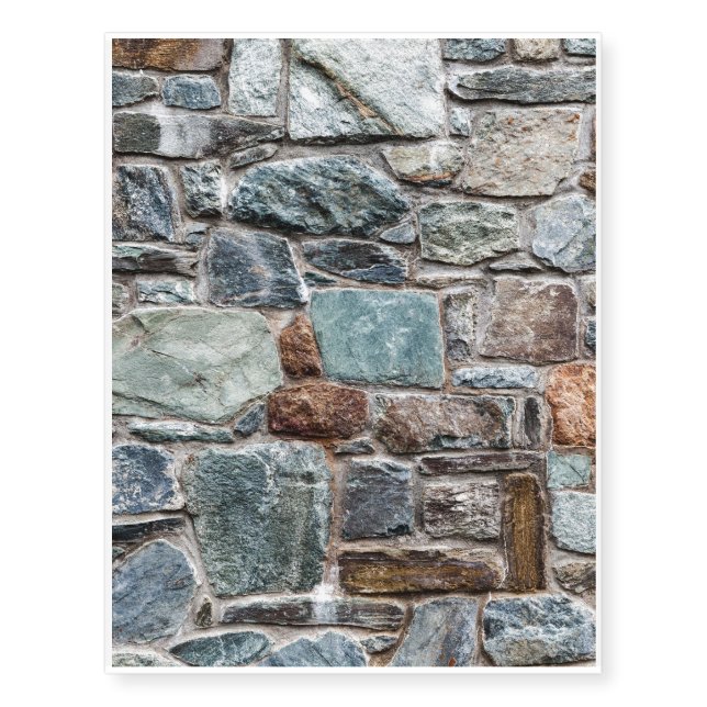 Stone Wall Temporary Tattoos (Front)