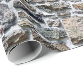 Stone Wall Wrapping Paper | Zazzle