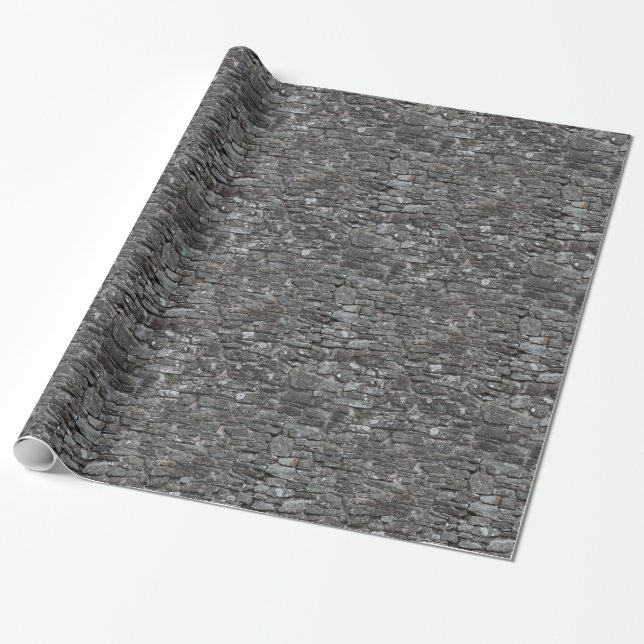 Stone wall wrapping paper (Unrolled)