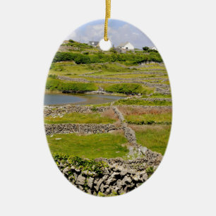 Stone Walls of Ireland Ceramic Ornament