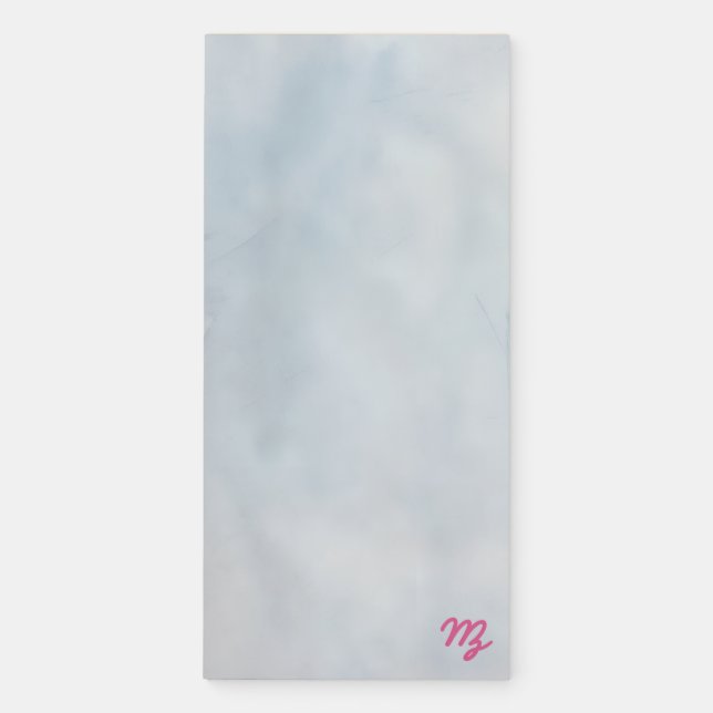 Stone Watercolor  Magnetic Notepad (Front)