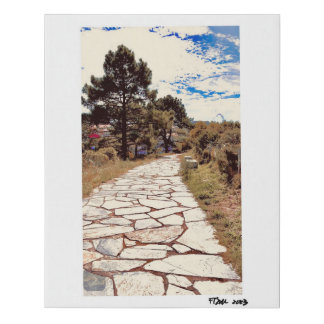 Stone Way Faux Canvas Print