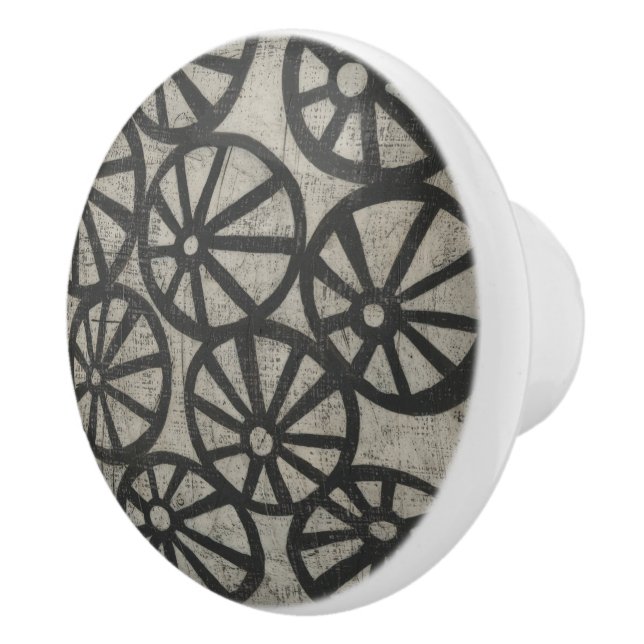 Stone - Wheels Ceramic Knob (Right)