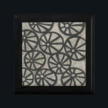 Stone - Wheels Gift Box<br><div class="desc">Stone IV by Chariklia Zarris. Pattern with repeating wheel-like shapes.</div>