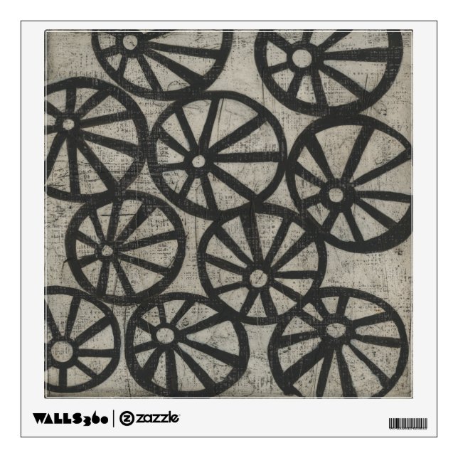 Stone - Wheels Wall Decal (Front)