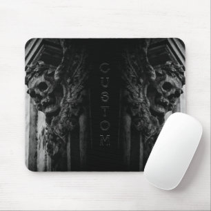 Stone Wings Skull Mouse Pad