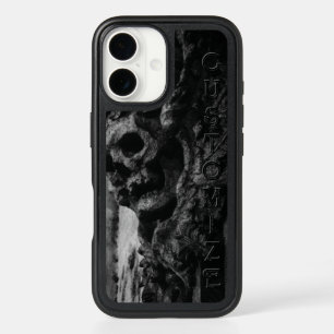 Stone Wings Skull iPhone 16 Case