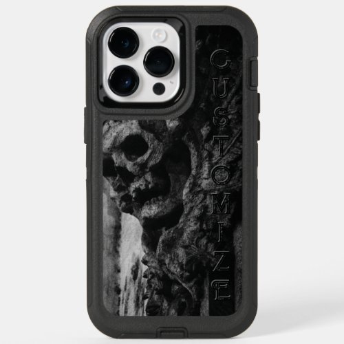 Stone Wings Skull OtterBox iPhone 14 Pro Max Case