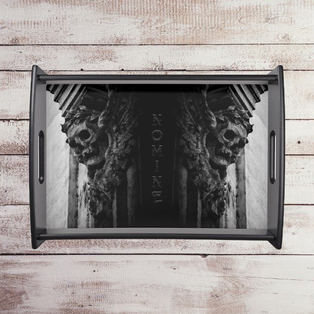 Stone Wings Skull Serving Tray (Creator Uploaded)