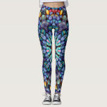 Stone Wonder Leggings<br><div class="desc">Stand out from the crowd with cool colorful funky groovy custom leggings! Beautiful tie dye, kaleidoscope and fractal patterns great for anyone who likes to be colorful. Add any text or pictures you like easily with the customize button. Many fonts and text colors to choose from.</div>
