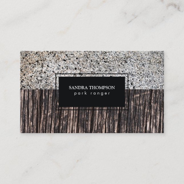 Stone & Wood Business Card (Front)