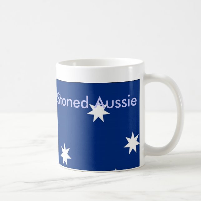 Stoned Aussie Coffee Mug (Right)
