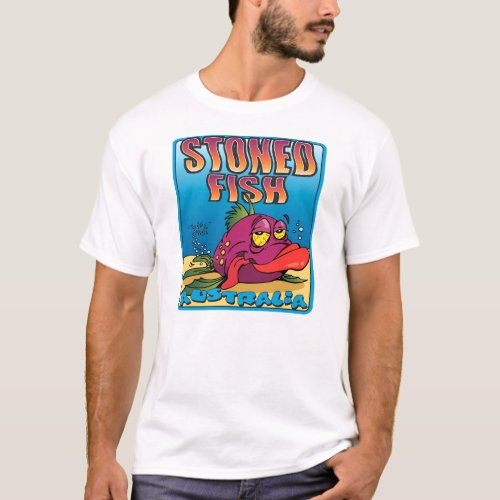 Stoned fish T_Shirt