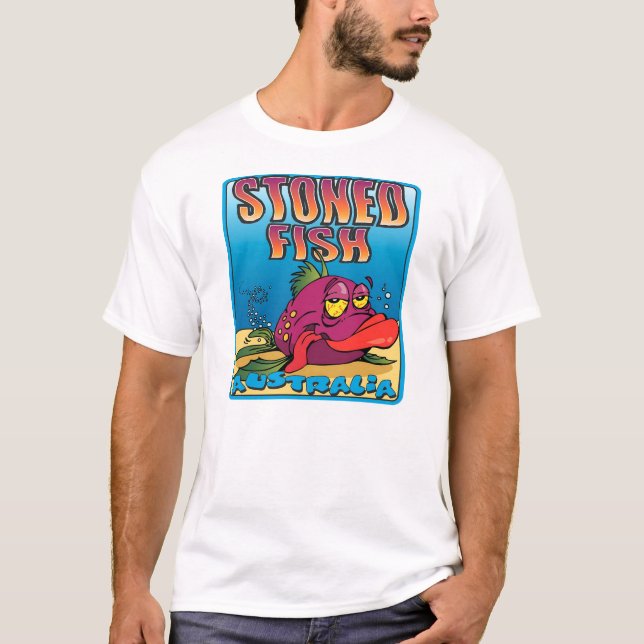 Stoned fish T-Shirt (Front)
