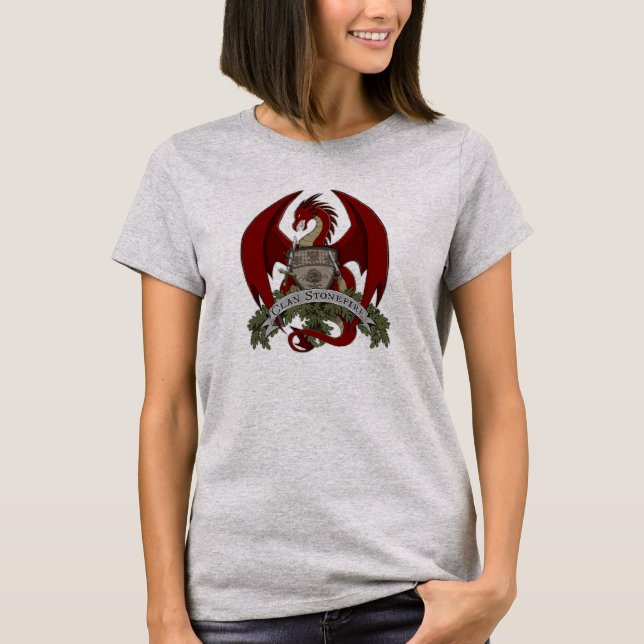 Stonefire Dragons Crest (Red), Women's t-shirt (Front)