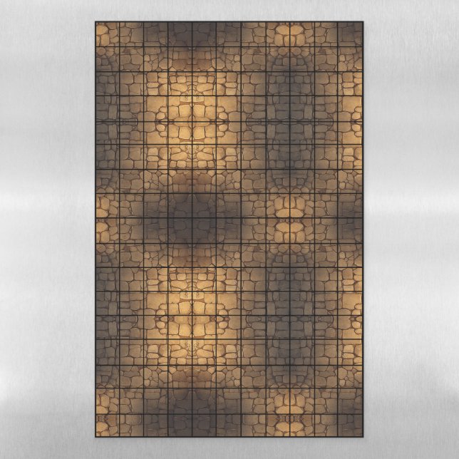 StoneFloor Gridmap Magnetic Dry Erase Sheet (Vertical)