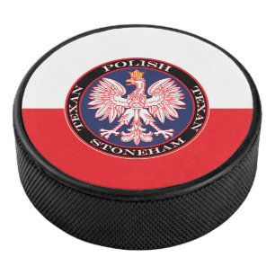 Stoneham Round Polish Texan Hockey Puck