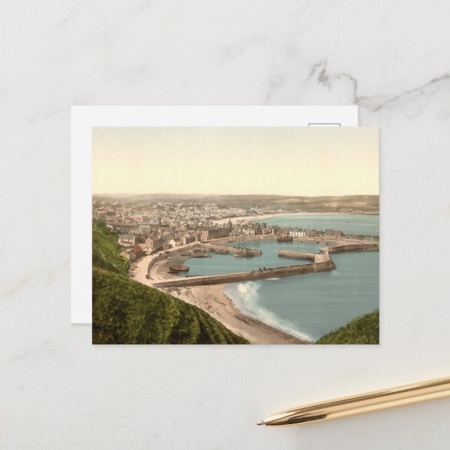 Stonehaven, Aberdeenshire, Scotland Postcard (Front/Back In Situ)
