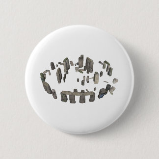 Stonehenge: 3D Model: Pinback Button