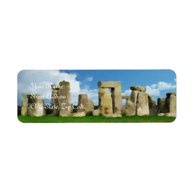 Stonehenge Address Label (Front)