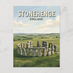 Stonehenge Amesbury England Postcard