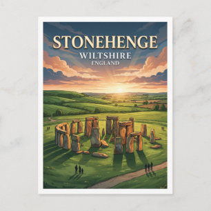 Stonehenge Amesbury England Postcard