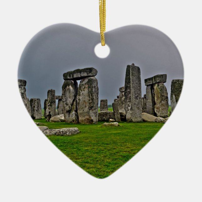 Stonehenge Ancient Historic Site of Power Ceramic Ornament (Front)
