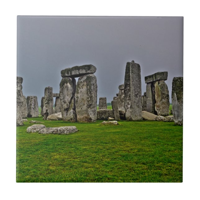 Stonehenge Ancient Historic Site of Power Ceramic Tile (Front)