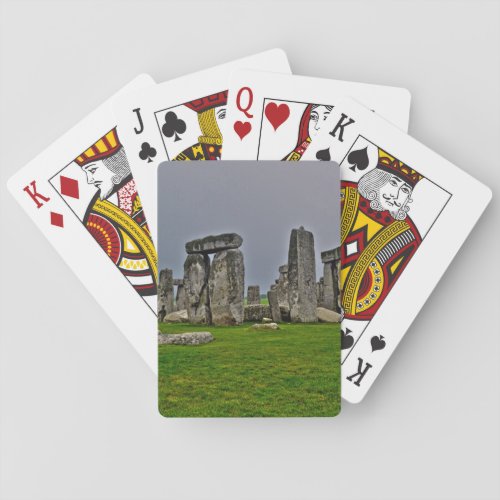 Stonehenge Ancient Historic Site of Power Poker Cards