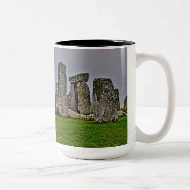 Stonehenge Ancient Historic Site of Power Two-Tone Coffee Mug (Right)
