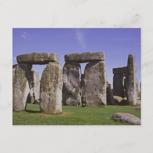 Stonehenge archaeological site London England Postcard
