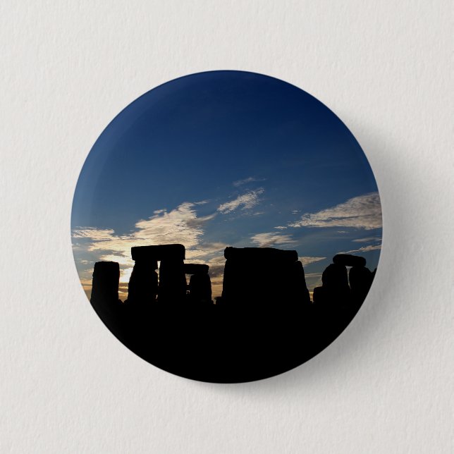 Stonehenge badge pinback button (Front)
