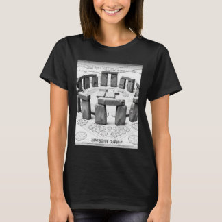 Stonehenge Blueprint Ancient Megalithic Sites T-Shirt