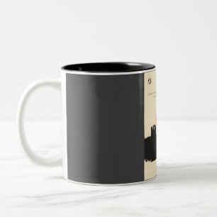 Stonehenge Book Cover Travel Poster Two-Tone Coffee Mug