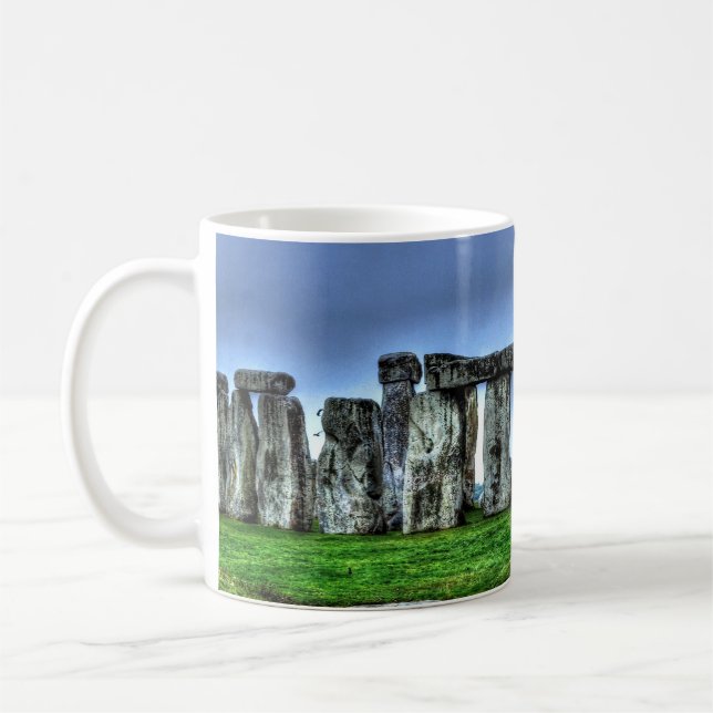 Stonehenge Celtic Standing Stones in Britain Coffee Mug (Left)
