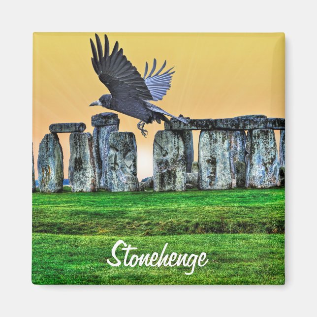 Stonehenge Celtic Standing Stones in Britain Magnet (Front)