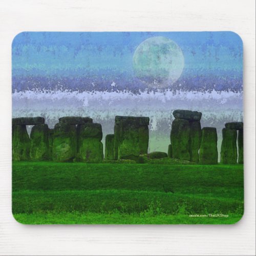 Stonehenge Celtic Standing Stones in Britain Mouse Pad