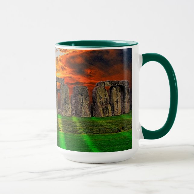 Stonehenge Celtic Standing Stones in Britain Mug (Right)