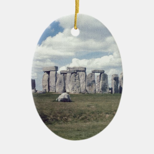 Stonehenge Ceramic Ornament (Front)
