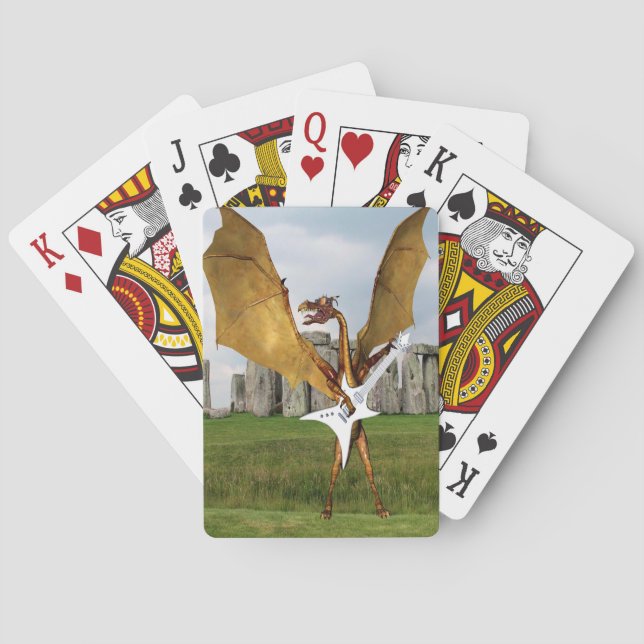 Stonehenge Dragon Poker Cards (Back)