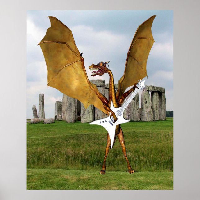 Stonehenge Dragon Poster (Front)