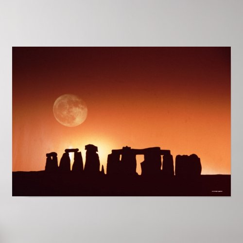 Stonehenge England 2 Poster