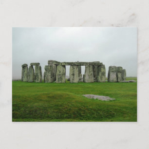 StoneHenge England PreHistoric Monument Wonders Postcard