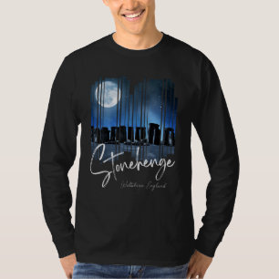 Stonehenge England Souvenir Stonehenge At Night T-Shirt