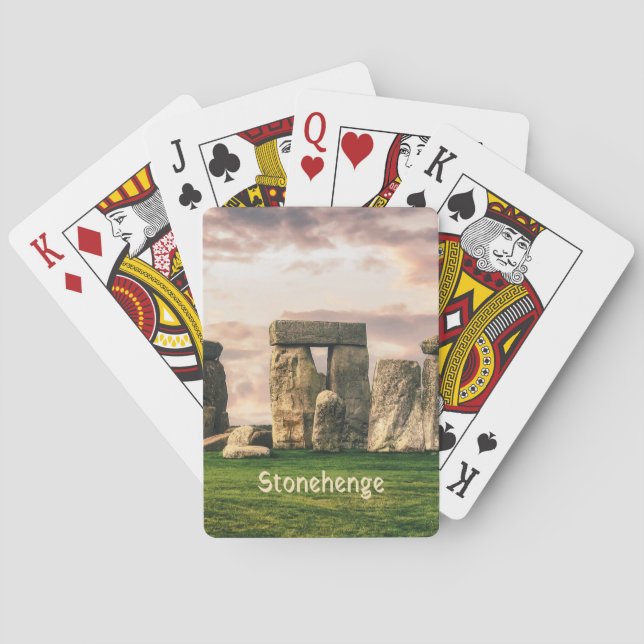 Stonehenge England UK Poker Cards (Back)