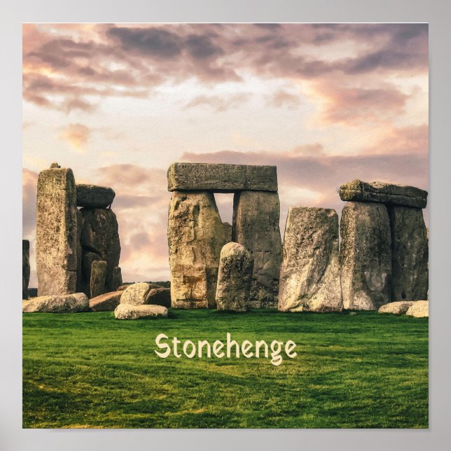 Stonehenge England UK Poster (Front)