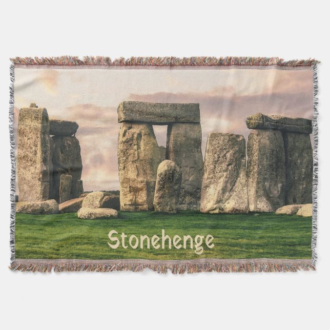 Stonehenge England UK Throw Blanket (Front)